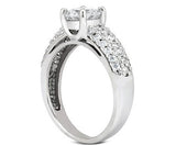 0.90CTW Diamond Engagement/ Wedding Ring 14K White Gold