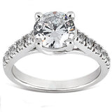 1.00CTW Diamond Bridal Set Engagement and Wedding Ring 14K White Gold